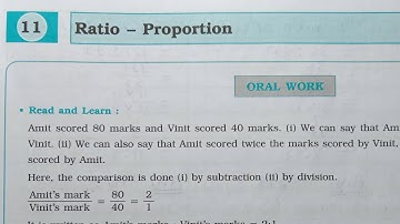 6th STD Maths Workbook Chp 11 Ratio - Proportion @OmPrakash-rn8hc