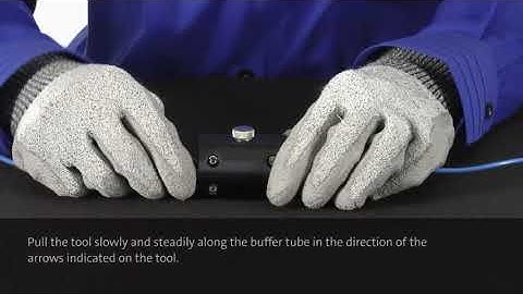 Mid-Span Access for ALTOS® Lite and ALTOS®-HD Lite loose tube cable with FastAccess® Technology