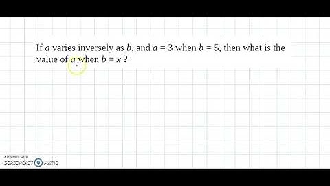 If a is inversely proportional to b  - SAT, ACT Mathematics