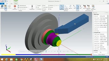 Lathe operations by using mastercam 2018.|| LATHE OPERATIONS IN MASTERCAM 2018.