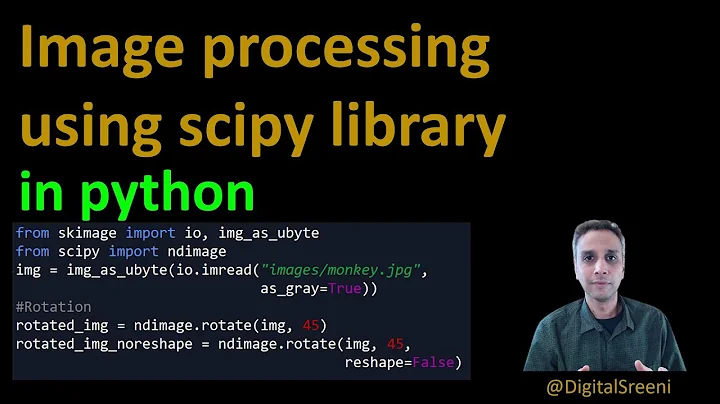 19 - image processing using scipy in Python