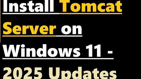 Instalar Tomcat Server en Windows 11