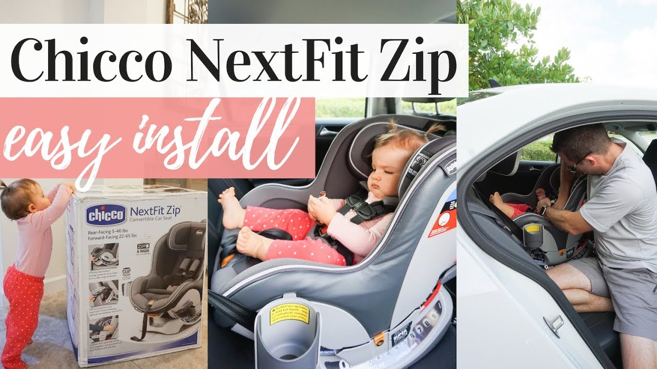 How To Install A Convertible Car Seat 2019 Chicco Nextfit Zip You - How To Install Chicco Nextfit Car Seat Forward Facing