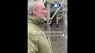 'We will not be broken'
