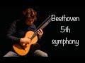 Beethoven's 5th Symphony on Classical Guitar [Allegro Con Brio] - Rolf van Meurs