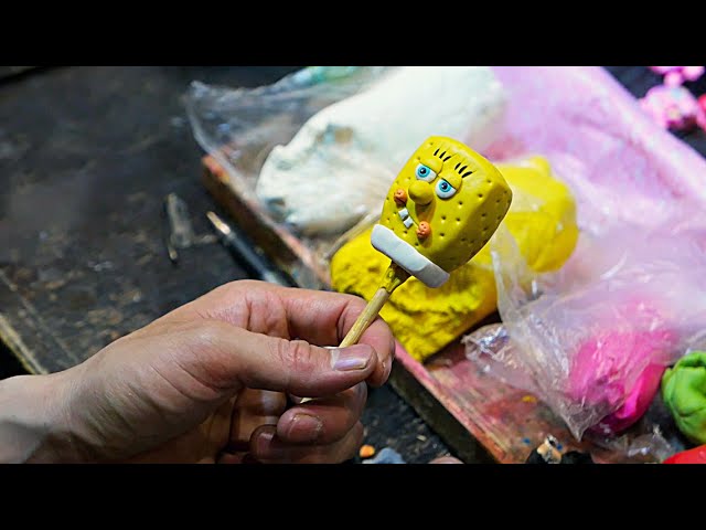 SpongeBob SquarePants Play Dough MASTER CLAY SCULPTOR | Travel Thirsty