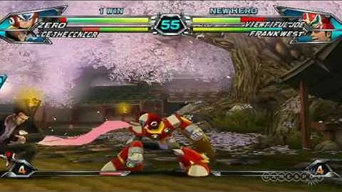 Tatsunoko Vs Capcom Zero/Joe the Condor Vs Viewtiful Joe/Frank West part1