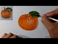 ¿Cómo pintar una mandarina al óleo hiperrealista? | How to paint a hyper-realistic oil tangerine?