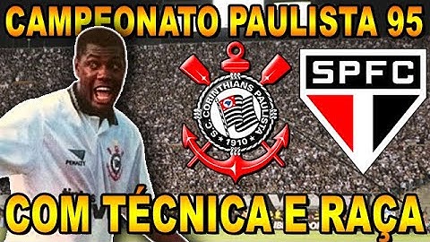 Corinthians 2 x 2 São Paulo Campeonato Paulista 1995 Jogo Completo