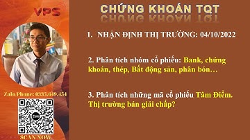Chứng khoán hàng ngày: Nhận định thị trường ngày 04/10/2022. Thị trường giải chấp.