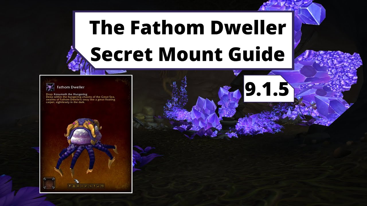 How To Obtain The Fathom Dweller Secret Mount Guide Youtube