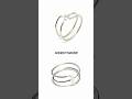 Création bague double anneau en argent – Découvrez ce bijou unique