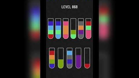 Water sort puzzle level 868