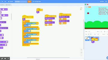 Video 1 - Creating a Start Screen and Start Button for you Scratch Game