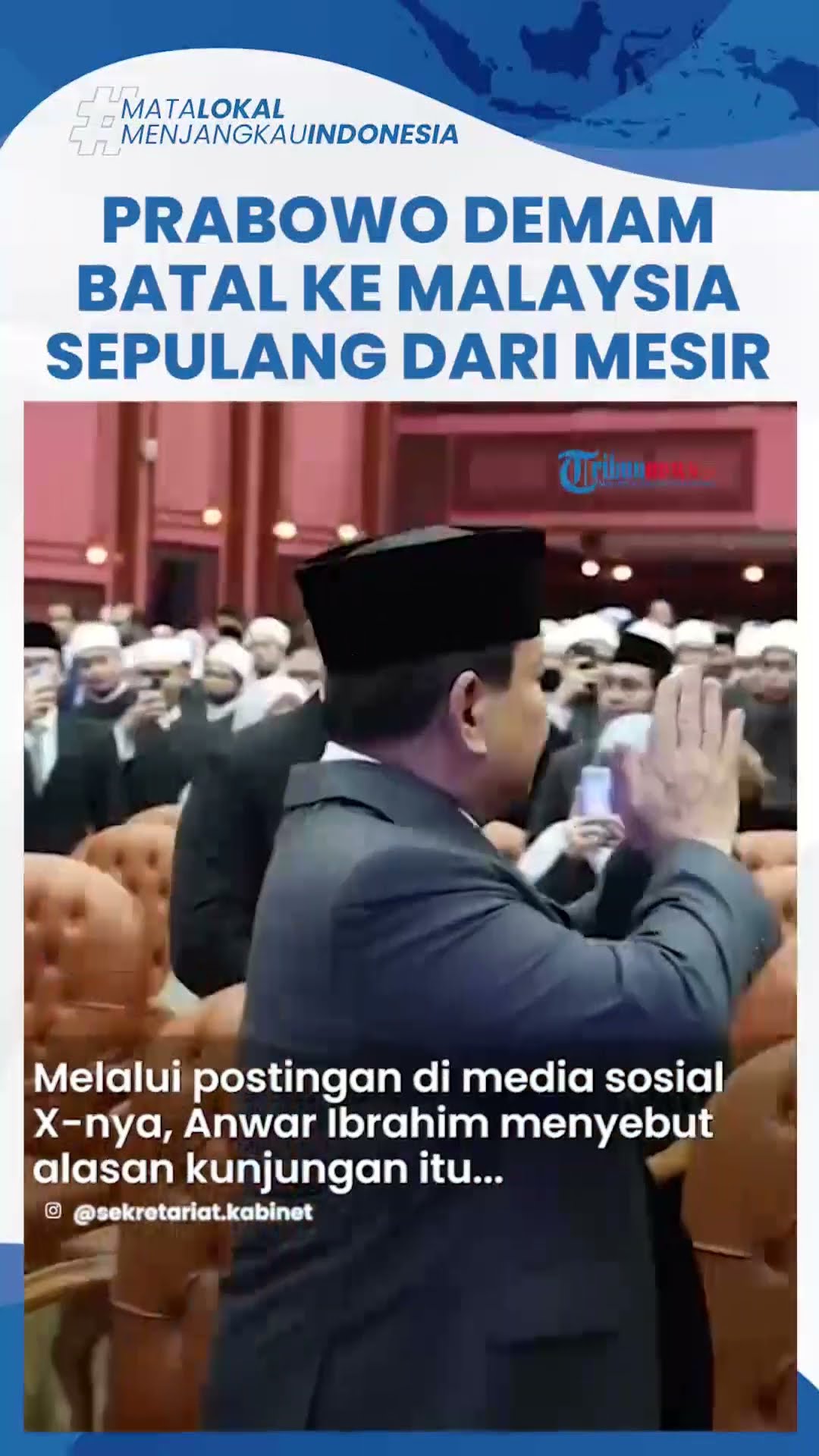 PM Malaysia Ungkap Prabowo Batal Berkunjung ke Malaysia usai dari Mesir karena Demam: Lekas Sembuh