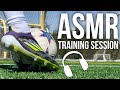 Asmr individual training session in adidas f50 elite  soccer  football training session