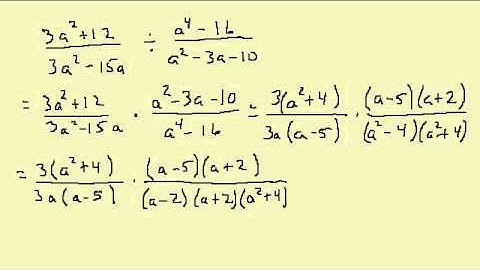 Dividing Rational Expressions