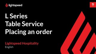Table Service - Placing an order (L Series) screenshot 5