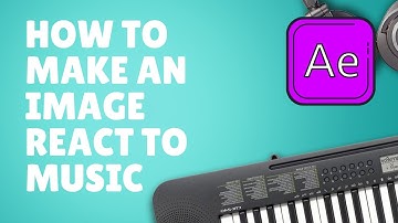 How to Make an Image React to Music or Audio in Adobe After Effects | Quick and Easy Tutorial