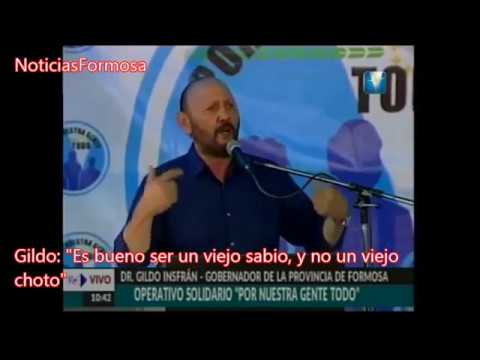 Gildo Insfrán: "Es bueno ser un viejo sabio y no un viejo choto"