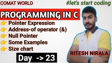 Pointer Expressions in C || Day - 23 ||