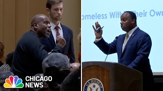 Chicago migrants: Rep. Jonathan Jackson holds heated town hall on Chicago migrant crisis