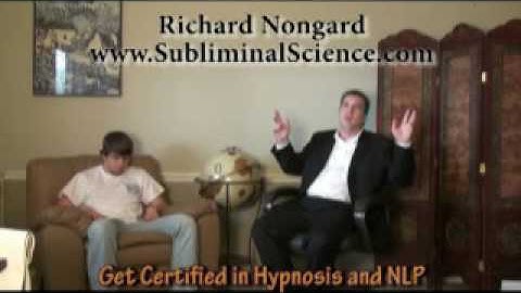 NLP Hypnosis Six-Step Reframe Pattern Demonstration