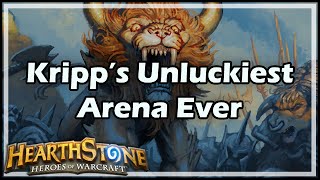 [Hearthstone] Kripp’s Unluckiest Arena Ever