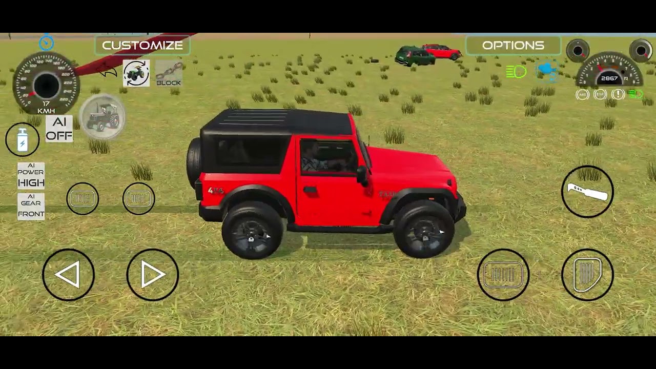 Crashing cars in Indian vehicle simulator 