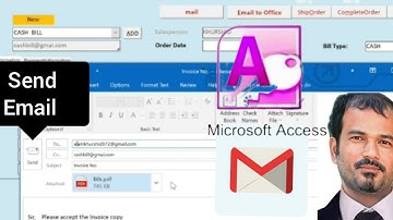 send email from access database include attachments PDF file | use macro to send email in access