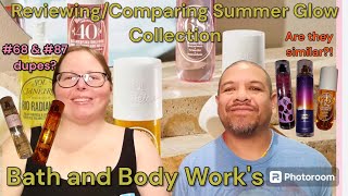 Reviewing/Comparing The NEW Summer Glow Collection to The Sol De Janeiro. Are they Dupes?!