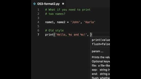 Use more than one placeholder in a string
