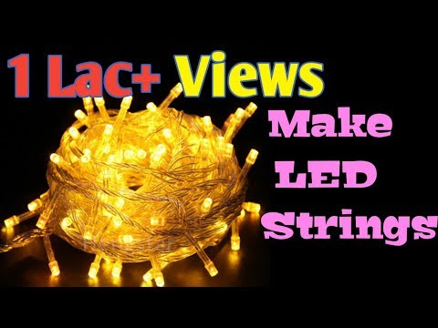 How to make LED Rice Serial String Light | DIY Decorative Light for Christmas, NewYear,Diwali