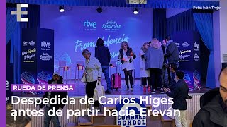 Sigue EN DIRECTO el acto de DESPEDIDA de Carlos Higes para Eurovisión Junior 2022 desde Valencia