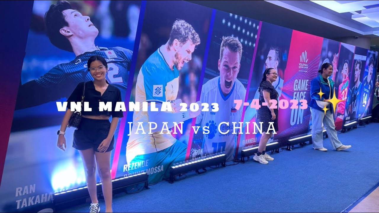 VNL 2023 Manila Leg Vlog | Japan vs China