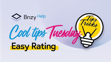 💡 Create an Star Rating review easily with Icons in Brizy! Tips & Tricks