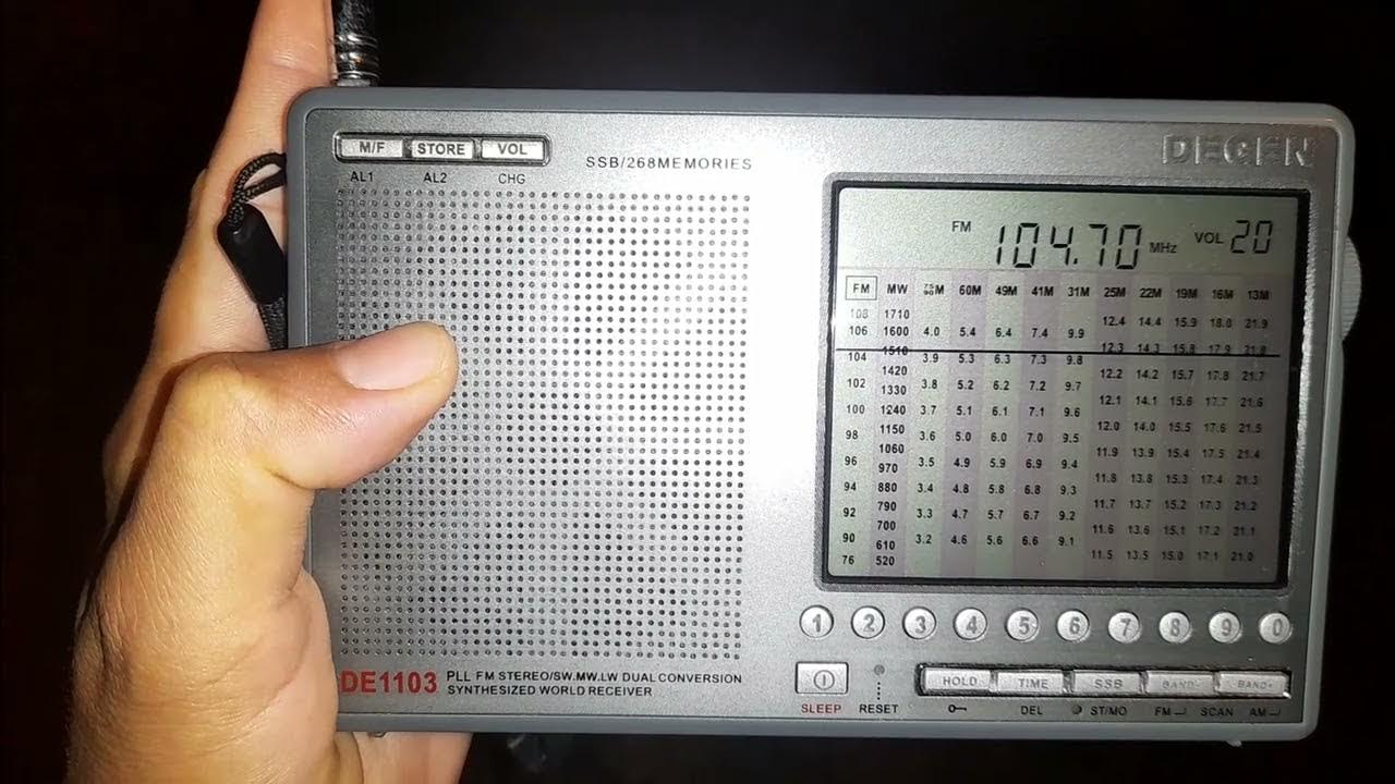 Rádio Serra Dourada Montividiu GO 104.7 FM Recepção em ituiutaba Mg YouTube