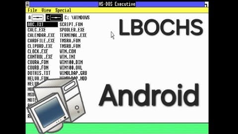 Running Windows 1.0 on Android with LBochs