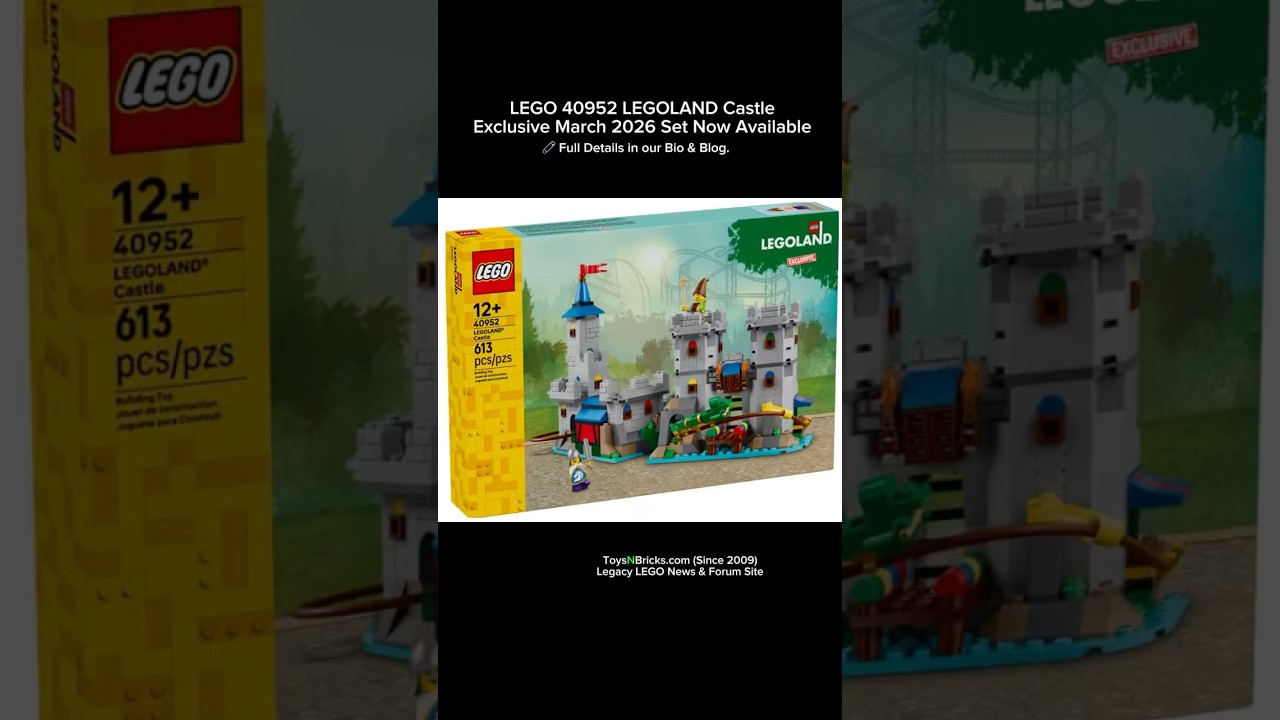 LEGO 40952 LEGOLAND Castle Exclusive March 2026 Set - YouTube