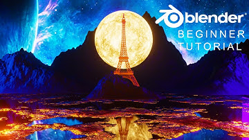 Blender Tutorial Beginner - Create Abstract Landscape