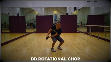 Dumbbell Rotational Chop