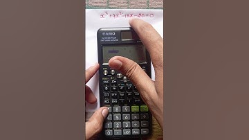 Solve cubic equations using Casio fx 991 es plus #maths #equations #shorts #casio