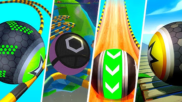 Going Balls vs Action Balls vs Fast Ball Sky vs Rollance - Android, IOS gameplay