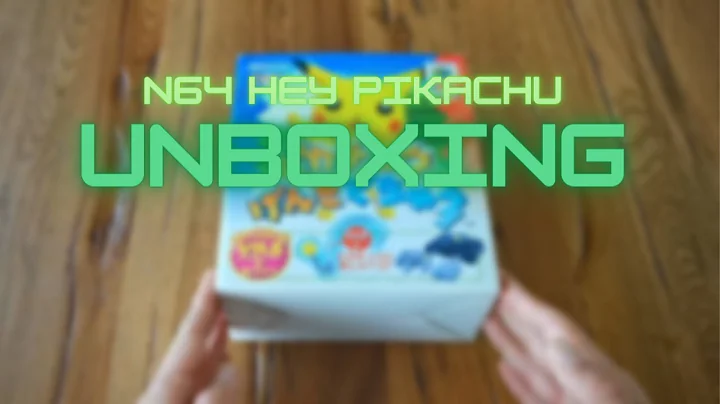 a MICROPHONE for the N64? | Hey you, Pikachu! Unboxing | Retro ASMR unboxing