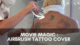 Movie Magic: Airbrush Tattoo Cover - YouTube