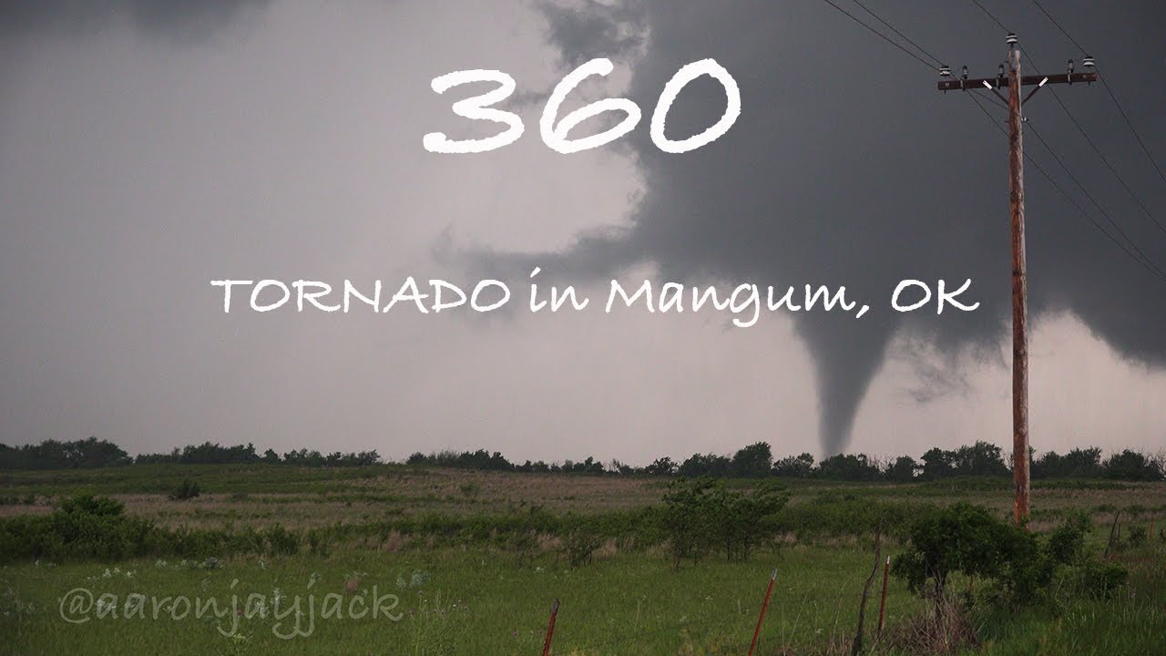 360 TORNADO Intercept in Mangum, Oklahoma 5-20-19 High Risk