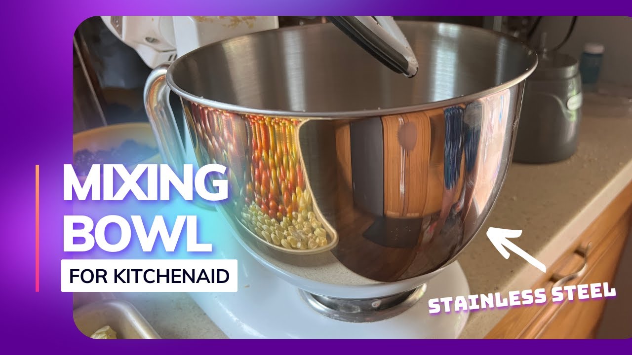 Kitchen Aid Mixer Mixing Bowl Stainless Steel Bowl K45 4.5 