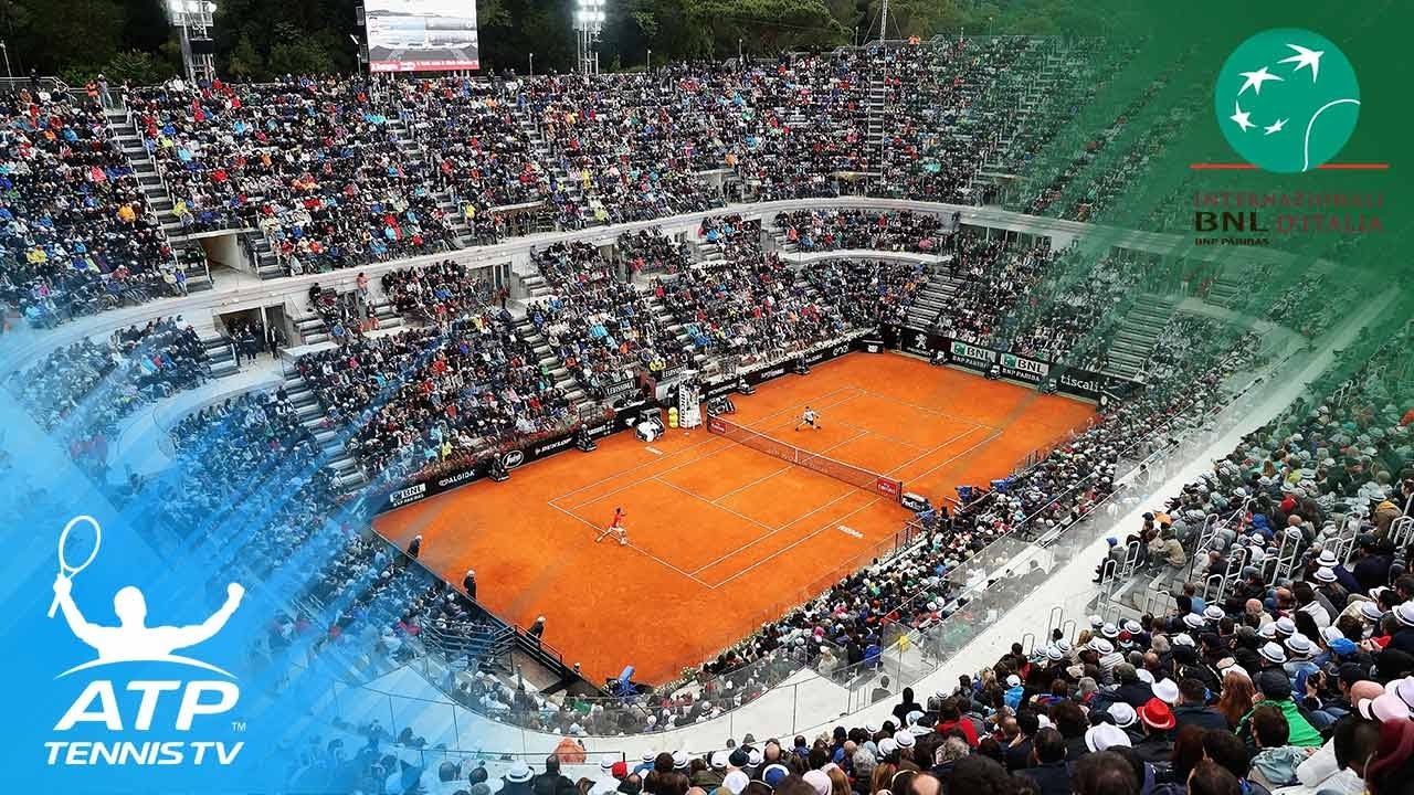 2017 Rome Open ATP World Tour Stars Practice Court YouTube