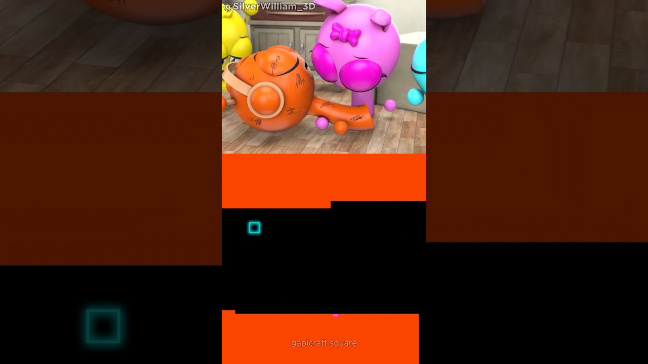 Part 1 | OREN SAD STORY💔Sprunki Incredibox Animation | @SilverWilliam_3D | Gapicraft Bouncing Square