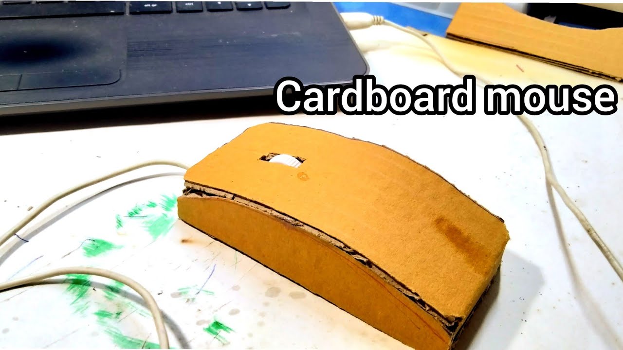 Ophef Fauteuil Gedateerd How to make simple laptop mouse from cardboard - YouTube